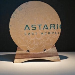 Timber Display Stand - Round (20cm)